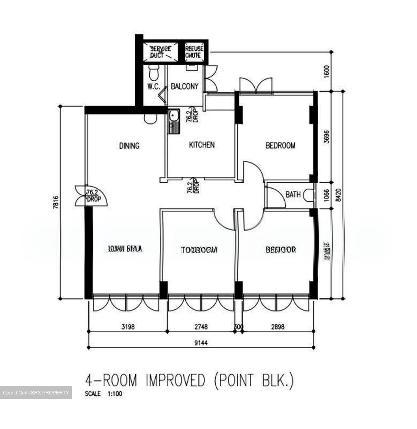 Blk 53 Chin Swee Road (Bukit Merah), HDB 4 Rooms #629169861